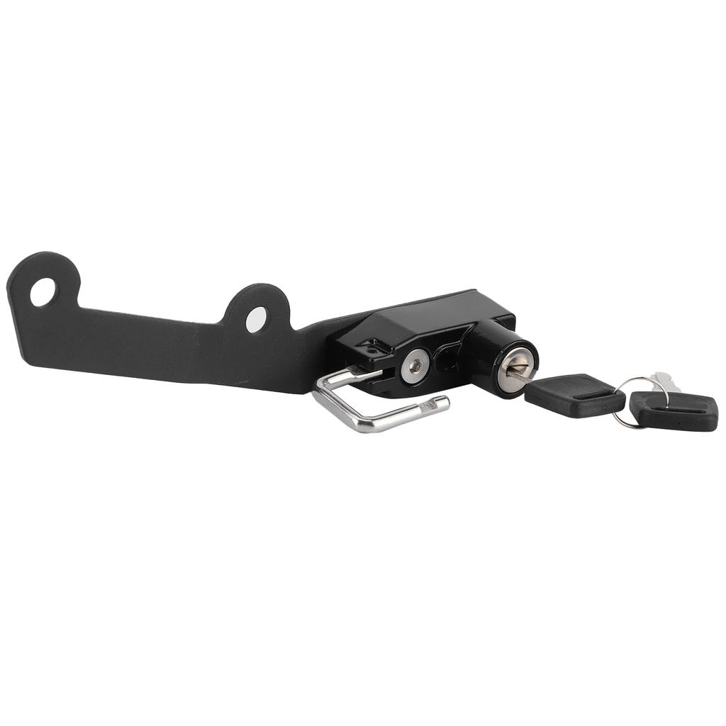 Motorcykelhjälmlås Aluminiumlegering Stöldskydd med 2 Nycklar Passar för Kawasaki Z1000 2014 2017