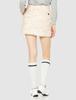 Golf fleece skirt x White 0 [New Balance] (camouflage pattern/reversible specification) / Women's / 012-2234506 030_White [S]