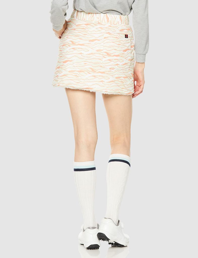 Golf fleece skirt x White 0 [New Balance] (camouflage pattern/reversible specification) / Women's / 012-2234506 030_White [S]