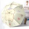 1pc Pompompurin Automatic Folding Umbrella: Portable 3-Fold Design with Iron Frame, Perfect for Outdoor Use, Festive Gifts, Travel, Daily Use, and Fan