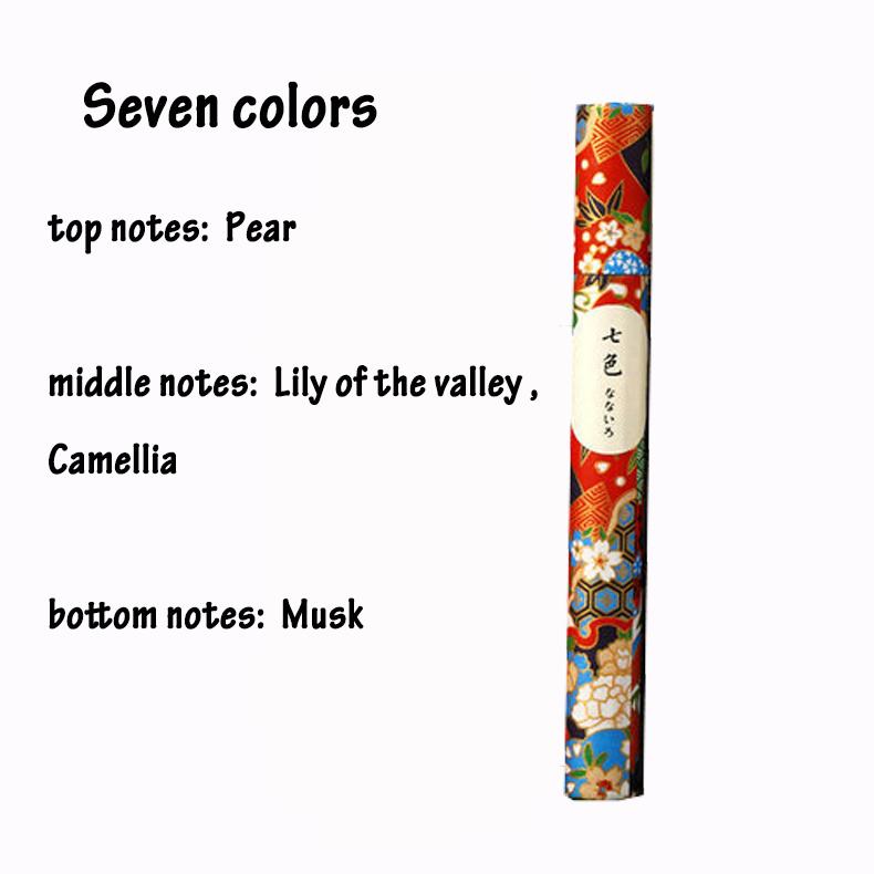 YXYMCF Japanese Premium Incense Sticks Incense Natural Room Yoga Sandalwood Flower Aromatherapy Incense with Nice Paper Tube 3