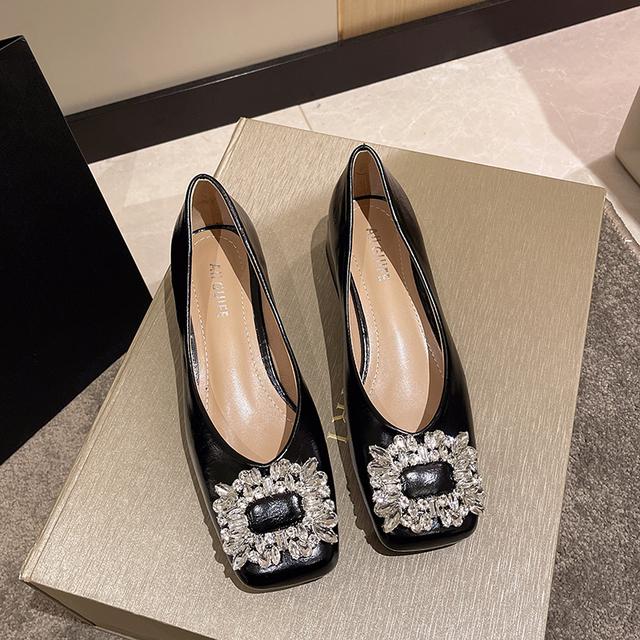 

Брендовые женские сандалии на массивном каблуке, обувь на мелком каблуке, дизайнерские туфли-лодочки с кристаллами, новые летние тенденции, вечерние платья, женская обувь Mujer 36 чёрный