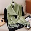 Winter Solid Scarf Women Cashmere Soft Warm Scarves Hijab Female Long Headband Shawl Wrap Bandana Foulard Echarpe Poncho Stoles