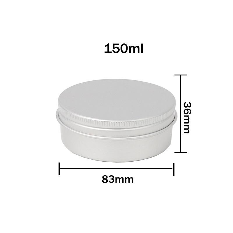 5g-250g Multi-Size Multi-Color Threaded Aluminum Tea Box Metal Can