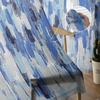 Brush Nostalgic Lines Bedroom Transparent Sheer Curtains Holiday Decoration Window Voile Tulle Curtain