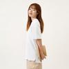 New Balance T Shirts Unisex White Crew Neck Moderate Straight Fit 5EC23033-WT