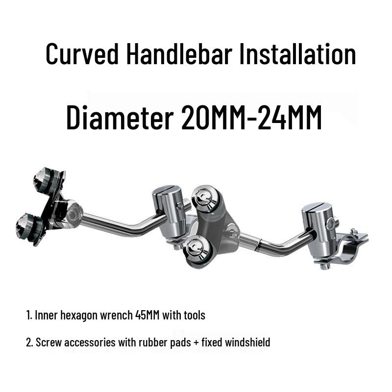 Compatible Windshield for Haojue DKS, Suzuki, Honda, CB400F, GL, and Other Motorcycles.