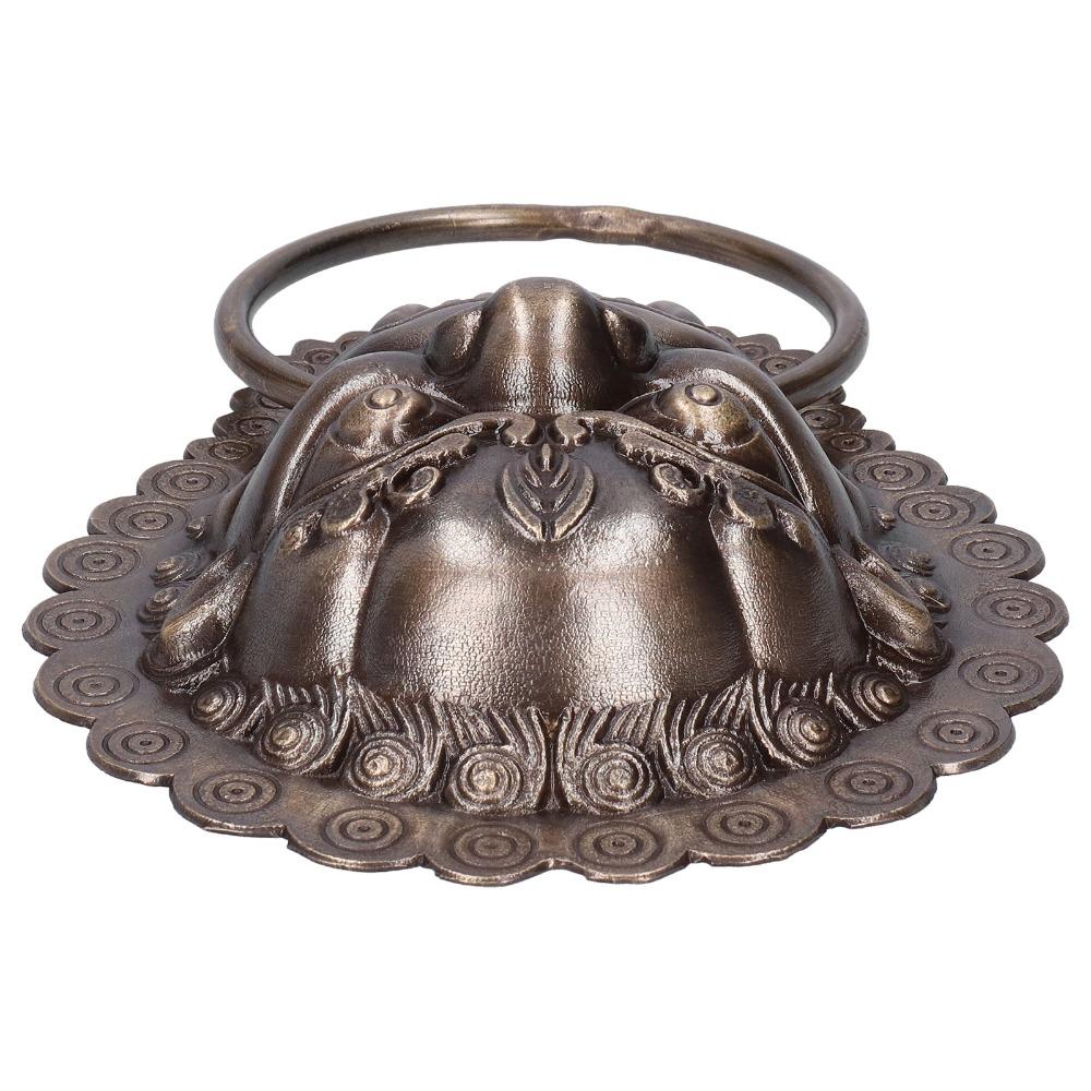 Vintage Copper Door Knocker Lion Head Design Ornate Door Pull Ring Animal Head Door Ring Wooden Door