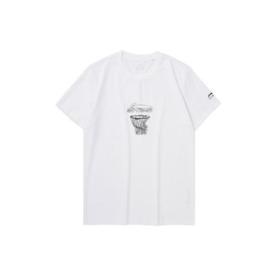 Minimalist Casual Sports Short Sleeve T-Shirt Men Tops White AHSU799-1