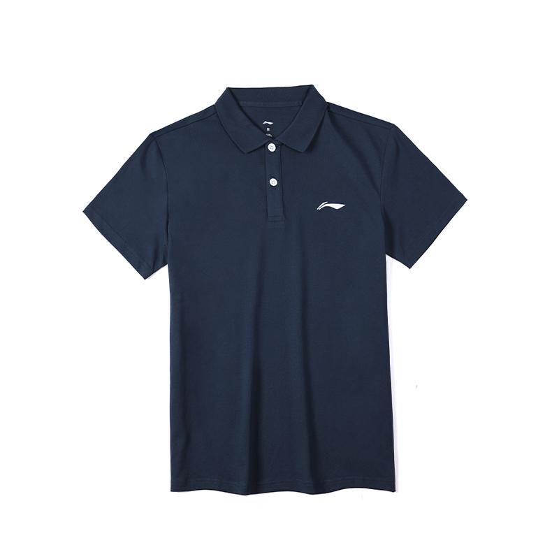 

Li-Ning Unisex Cotton Polo Shirt Ink Blue APLU751-4 5XL