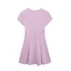 Fashion Style 2024 Fall and Winter New Women's Clothing Stylish Wide Pleated V Neck Short Sleeve Short Dress 4764264
