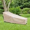 Garden Patio Furniture Cover Waterproof Outdoor Lounge Chair Protection Covers(Beige)