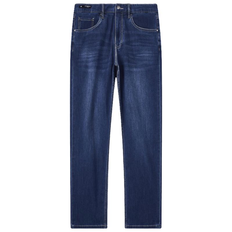JOEONE Men's Cotton Tencel Straight-Leg Jeans