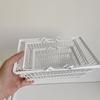 Metal Shopping Cart Storage Model Toy Trolley Container Portable Desktop Stationery Holder  Girls