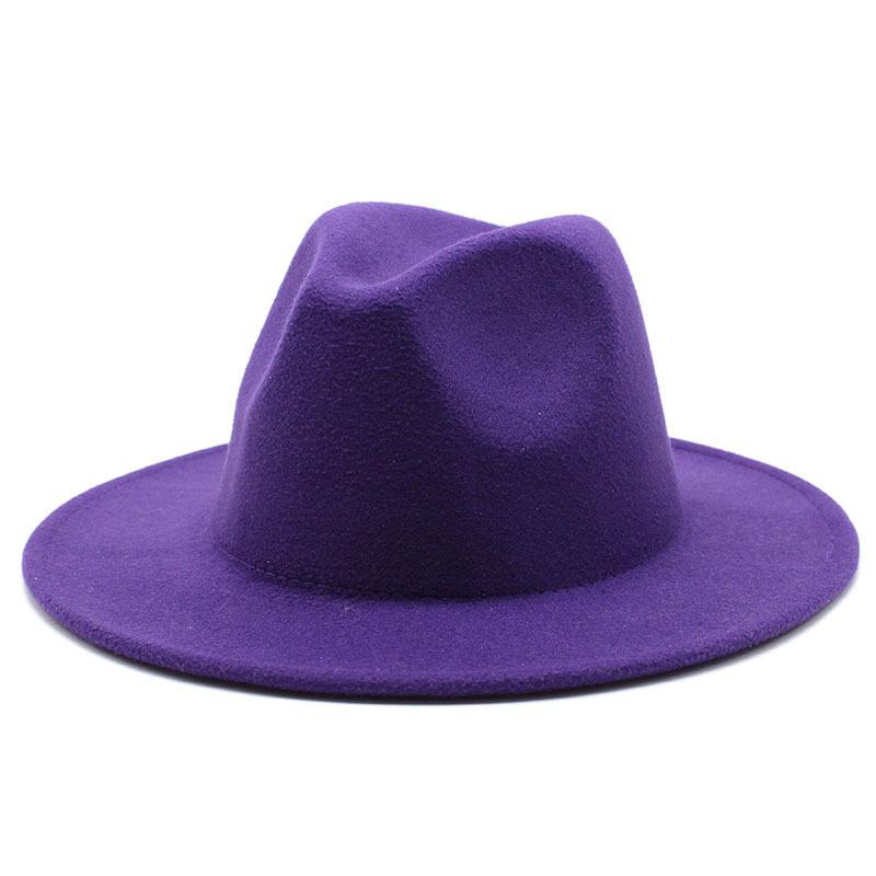 Cappello Fedora in Feltro di Lana per Uomo e Donna Con Protezione Solare e Traspirabilità Per la Moda Estiva