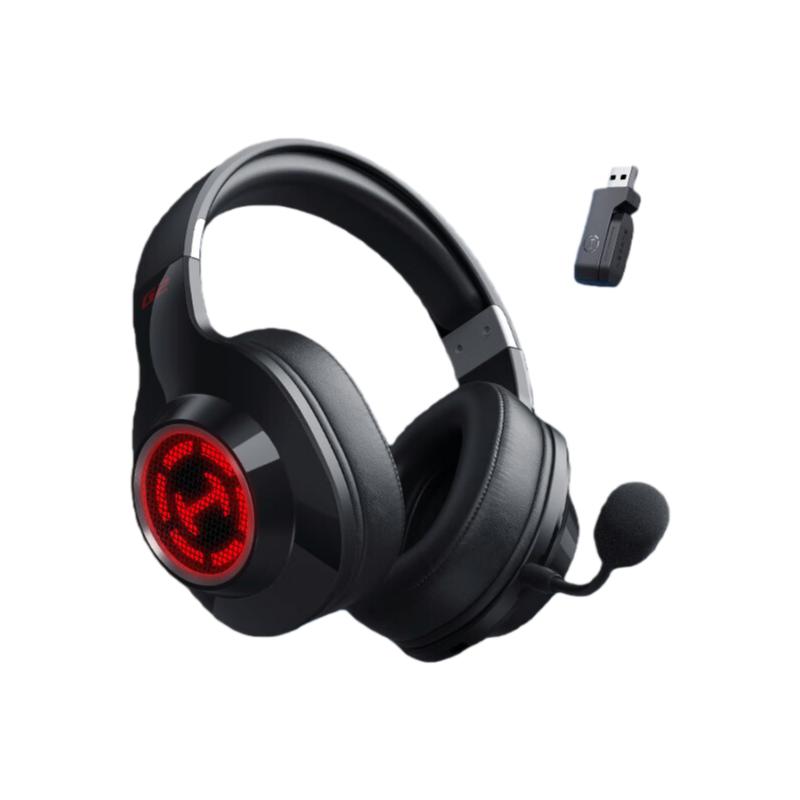 

Wireless Edition, 2.4G, Wired Bluetooth Over-Ear Headphones, for Gaming, Computer, Wireless, Black чорний
