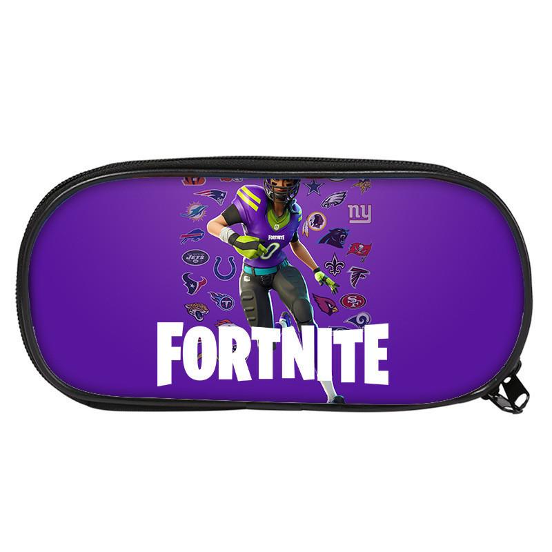 Fortnite Pattern Student Single Layer Stationery Pencil Bag Stationery Storage For School And Travel Use