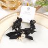 High Elasticity Bow Hair Rings Sweet Bow Design Lace Hair Accessories Hair Ties  For Women