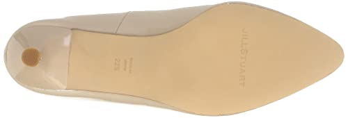 JILL STUART SHOE Women's Almond Toe Asymmetrical Pumps, Size 6488 BGE, Size 22.5 Cm, E