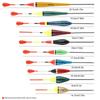 Bal Fir Wood High Sensitivity Fishing float10Mixed Bold Eye-catching Rock Fishing Long Casting Sea Fishing Float Fishing Supplie