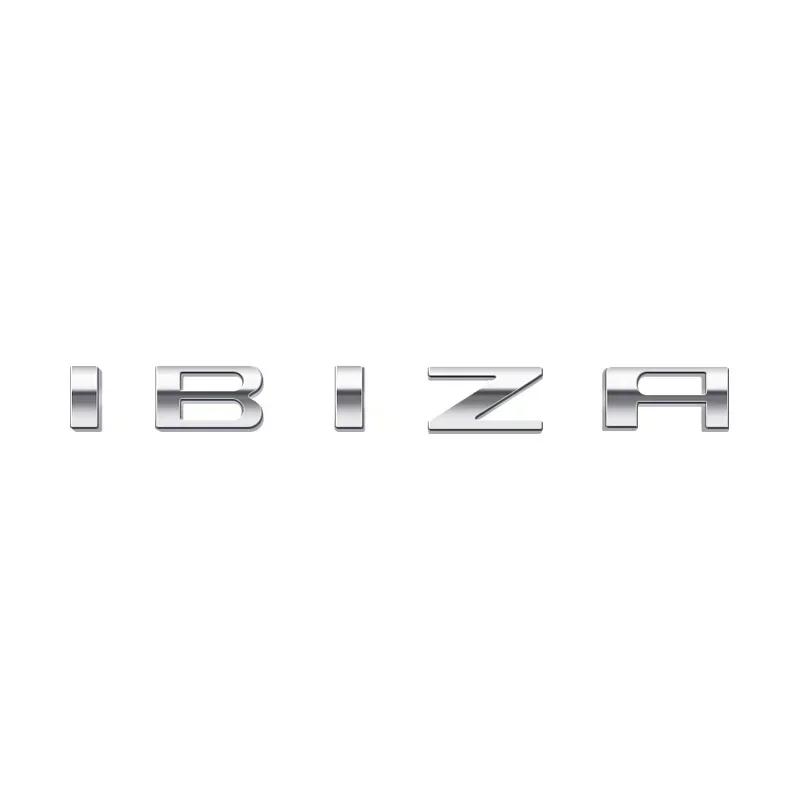1 τεμάχιο Για Ibiza 6L 6J Έμβλημα Γραμμάτων 3D Αυτοκόλλητα Σήμα Λογότυπο Πίσω Πορτμπαγκάζ Μεταλλικό Για Seat Ibiza Leon Cupra Altea