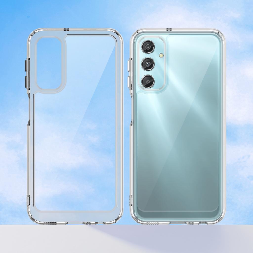 For Samsung Galaxy A25 5G (Global) (161.0 x 76.5 x 8.3mm) Clear Phone Case Fingerprint-free Phone Cover (Big Rear Lens Hole)