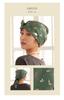 MY Medical Care Cat One Size Fits for Hair Loss [KISS LIFE] Hat, Hat, Women's, Cute, Stylish, 100% Cotton, Pattern, All, Cancer, Chemotherapy, (Green)
