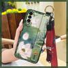 Lanyard For Mom Phone Case For Wiko T50 Shockproof Waterproof Dirt-resistant Phone Holder Silicone Back Cover Kickstand