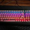 XDA Height 128Keys Keycaps Set In Gradual Change Color Cyber Type Keycap Enhances Typing For Mechanical Keyboards