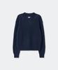KINETO Mohair Fisherman Sweater_Navy