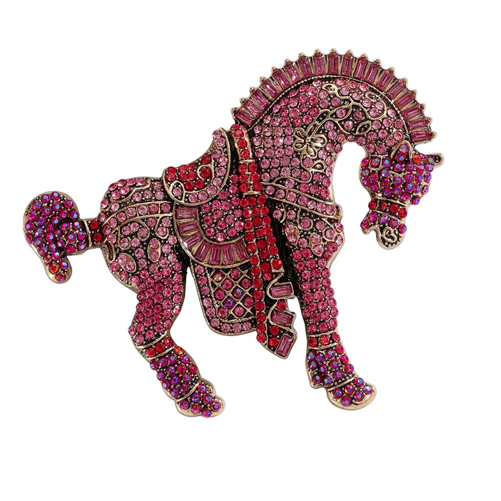 

Year of the Horse brooch high-end sense light luxury cute animal zodiac souvenirs clothes accessories high-end corsage