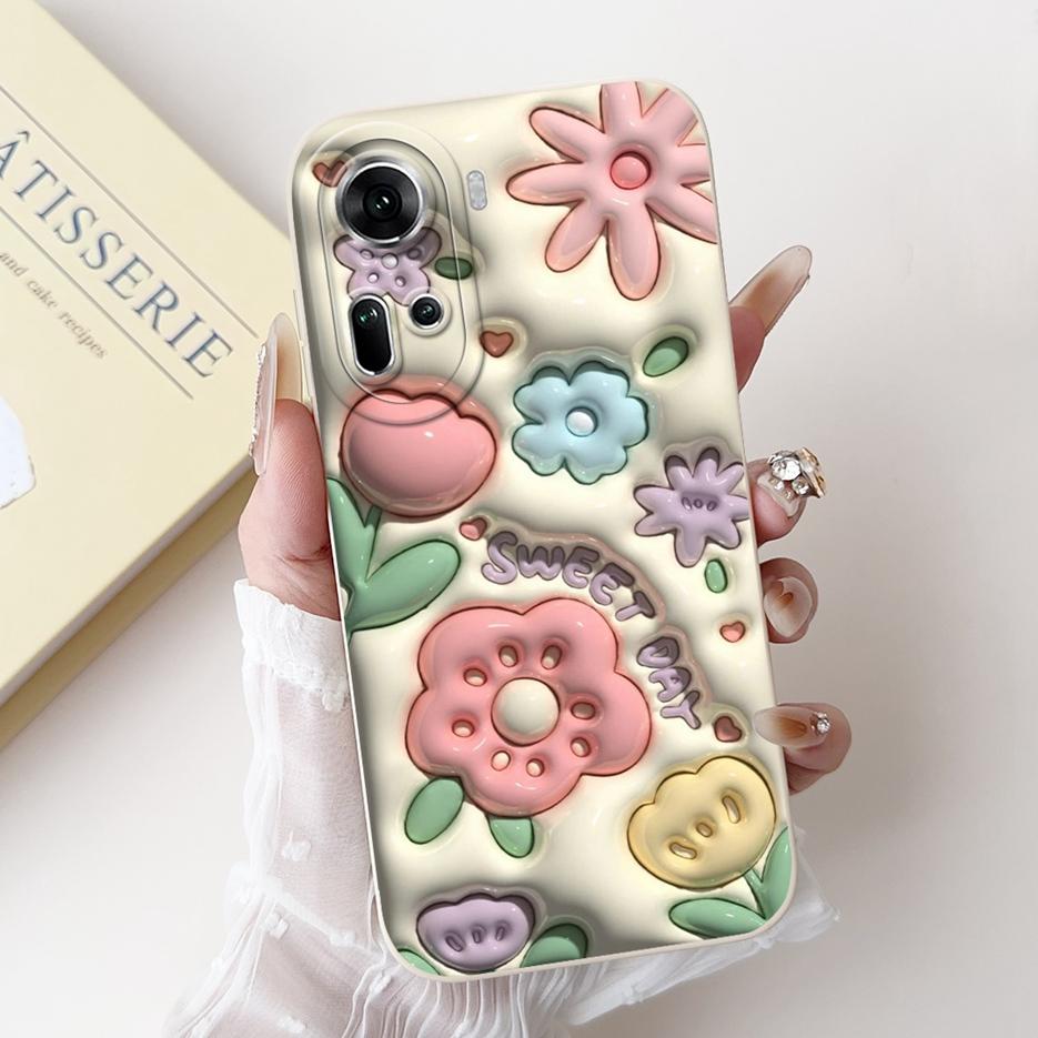 For Oppo Reno 11 5G Case Reno11 F CPH2603 Cute Panda Cartoon Cover Soft Silicone Phone Case For Oppo Reno 11 Pro Reno11 11F Bags