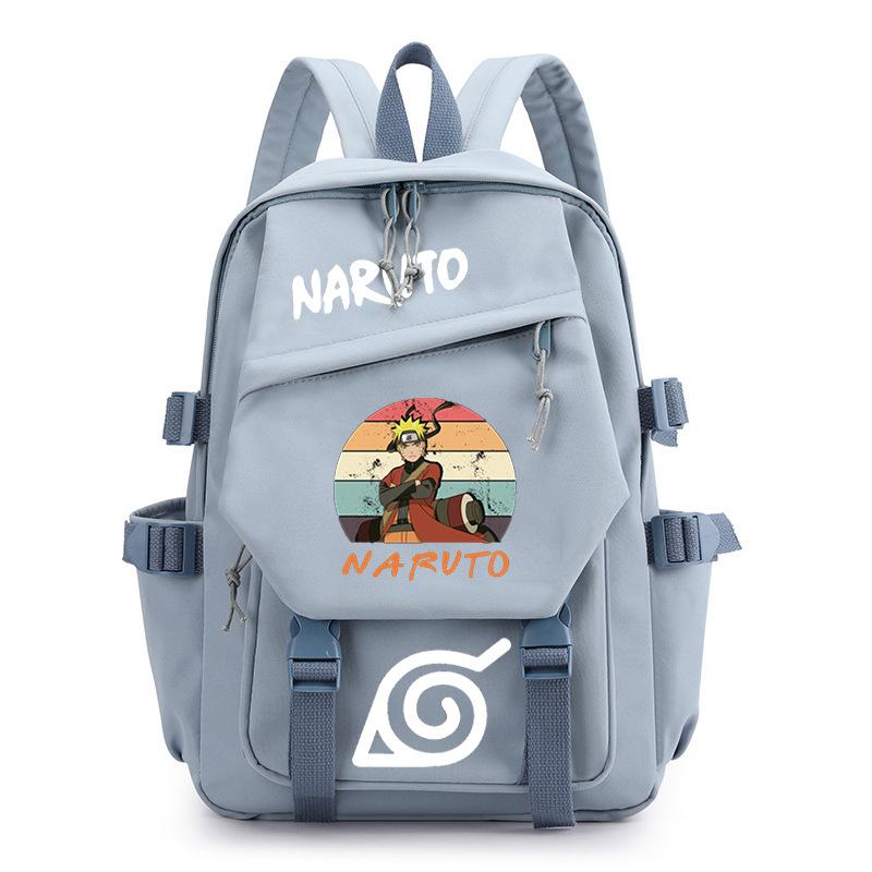 Animation peripheral junior high school backpack cross-border new large-capacity backpack computer bag