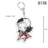 Demon Slayer Kimetsu No Yaiba Infinity Castle Acrylic Key Ring Iguro Obanai Tokitou Muichirou Action Model Figure Toys Premium Quality