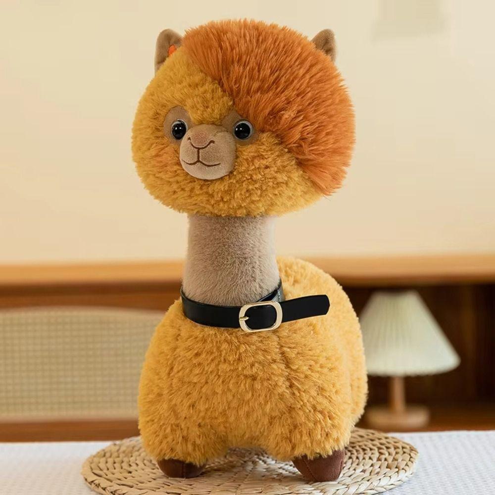 PP Cotton Little Lamb Plush Doll Fluffy Animals Stuffed Toys Alpaca Plush Toy  Children Toys