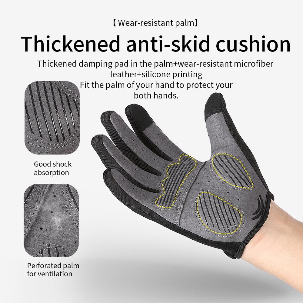 Men's Women's Breathable Cycling Gloves for Road Cycling Motorcycle Hiking with Anti-Slip Shockproof Pads