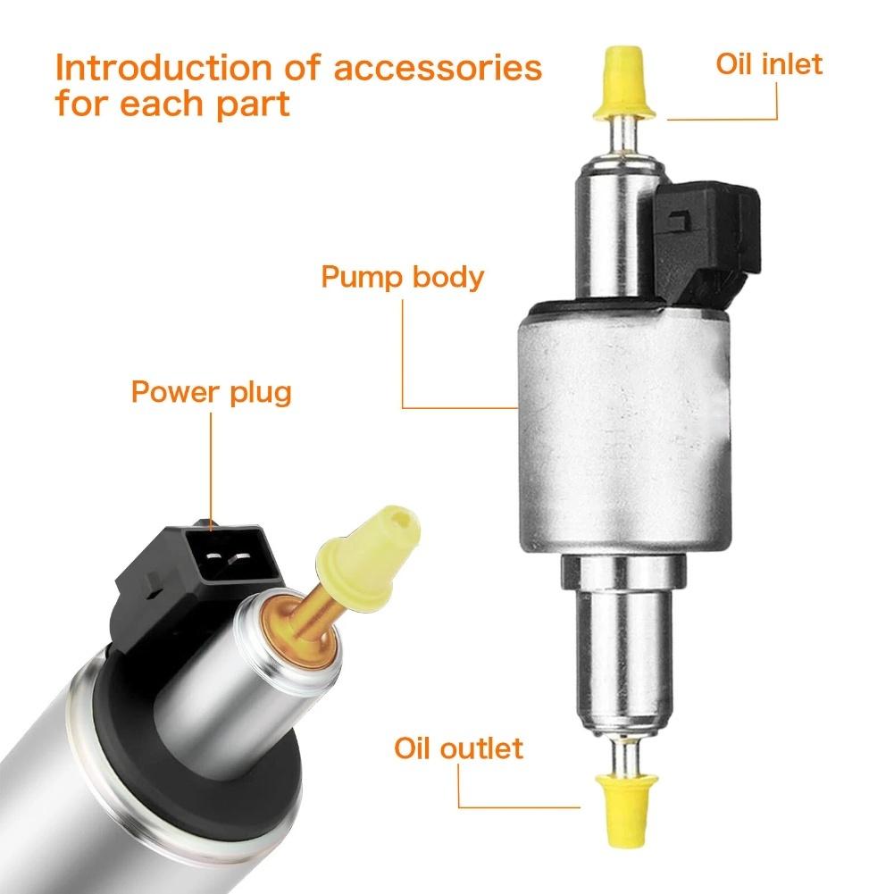 Ultra Quiet 12V 2KW-8KW Diesel Parking Heater Fuel Pump Kit Diesel Electric Heater Oil Fuel Pump Air Heaters Parking Heater