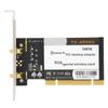 PCI Desktop Adapter 300Mbps 802.11b G N Wireless WiFi Network Card 2 Antennas AR9223