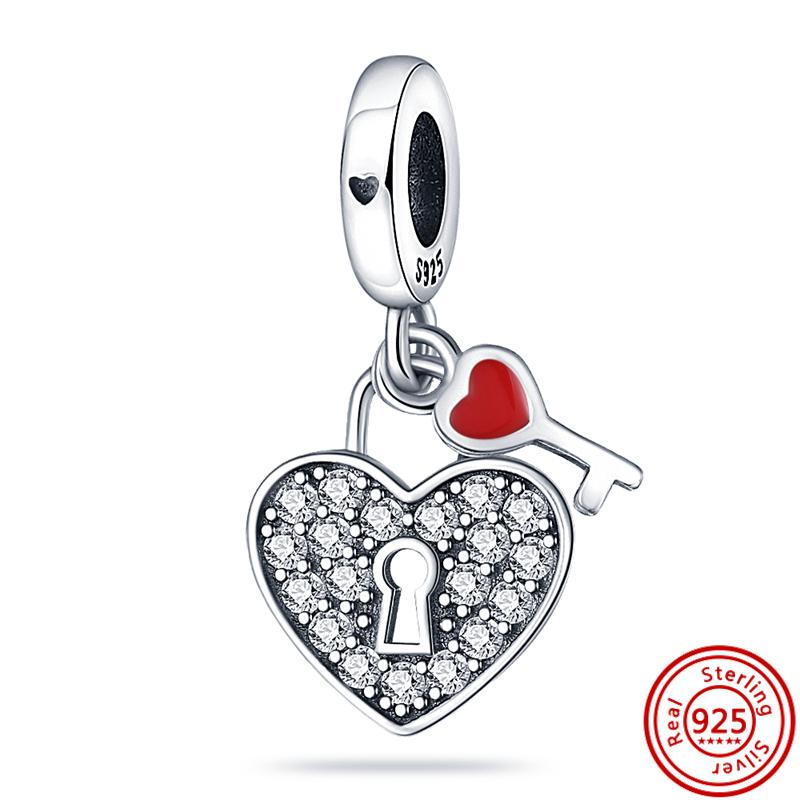The Latest 925 Sterling copper Butterfly Flower Series Original Charm Fashion Bead Pendant Is Suitable For Girls To Make Gifts