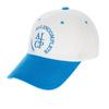 Allincomplete Round Logo Ballcap   White Block