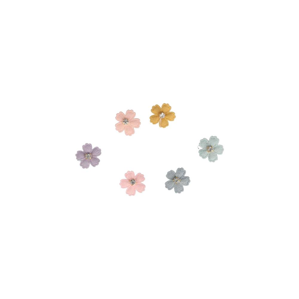 50PCS Multi-purpose Flower Applique Embroidery Flower Patch Fabric   Clothes Sewing