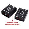 3.5mm 2 Channel Noise Isolator Noise Filter for Car Sound Home Systems Eliminate Noise Completely Using