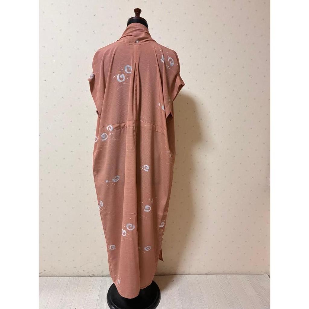 Used Kimono Remake Sheer Material Summer Kimono Long Length Haori