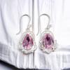 Morganite Gemstone 925 Sterling Silver Fashionable Jewelry Earrings For Mother EE-41-11