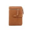 Multi-card Slot Women Card Bag Folding PU Leather Coin Purse Simple Short Women Wallets  Girl