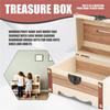 M-Modern-1PC Wooden Piggy Bank Safe Money Box Savings With Lock Wood Carving Handmade Coin Storage Box High Quality