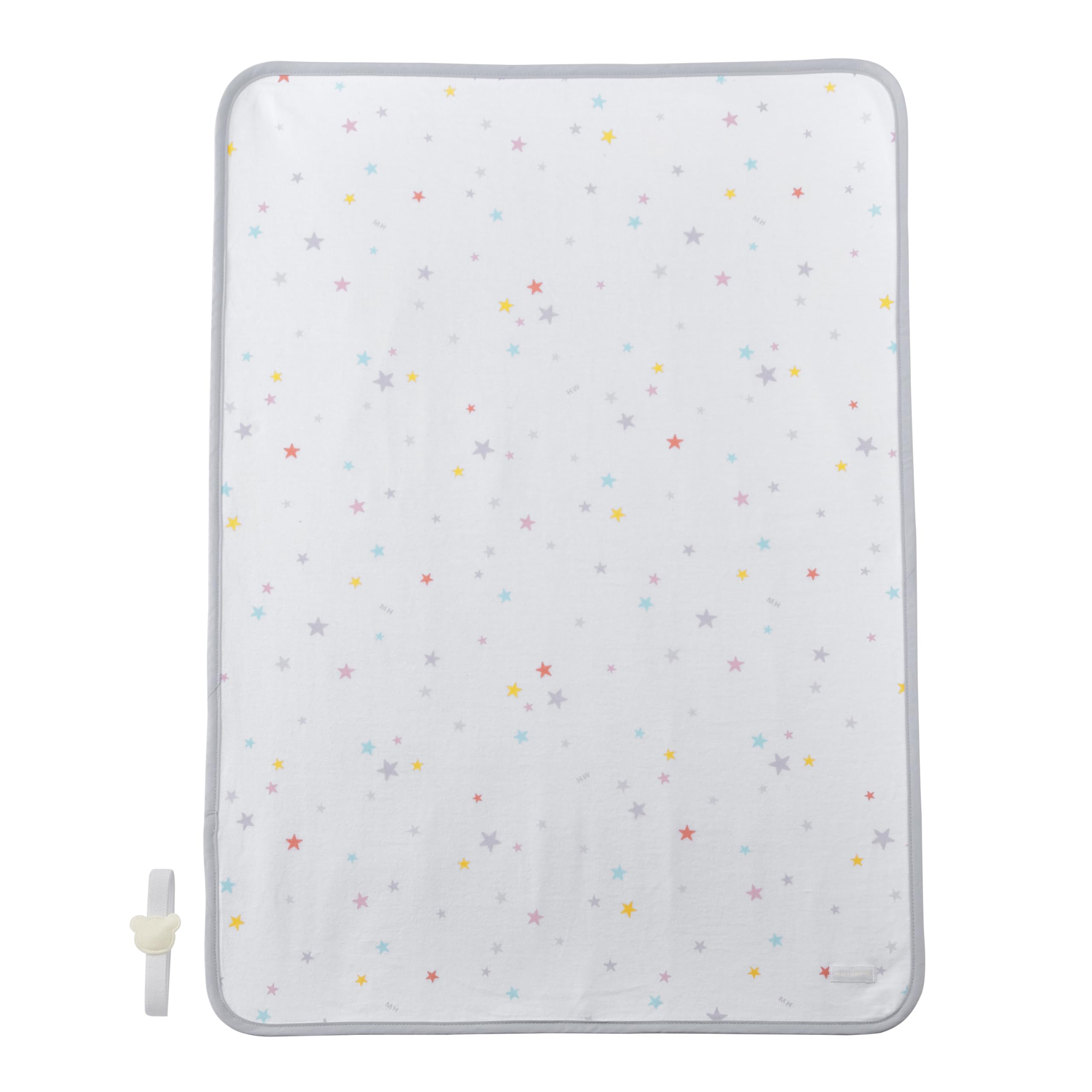 

MIKI HOUSE Пеленальный коврик со звездой 52 x 75 Сделано в Подходит для мальчиков и младенцев Белый узор, Компактный, см, Водонепроницаемый, Япония, Девочки, Младенец, Дети, белый