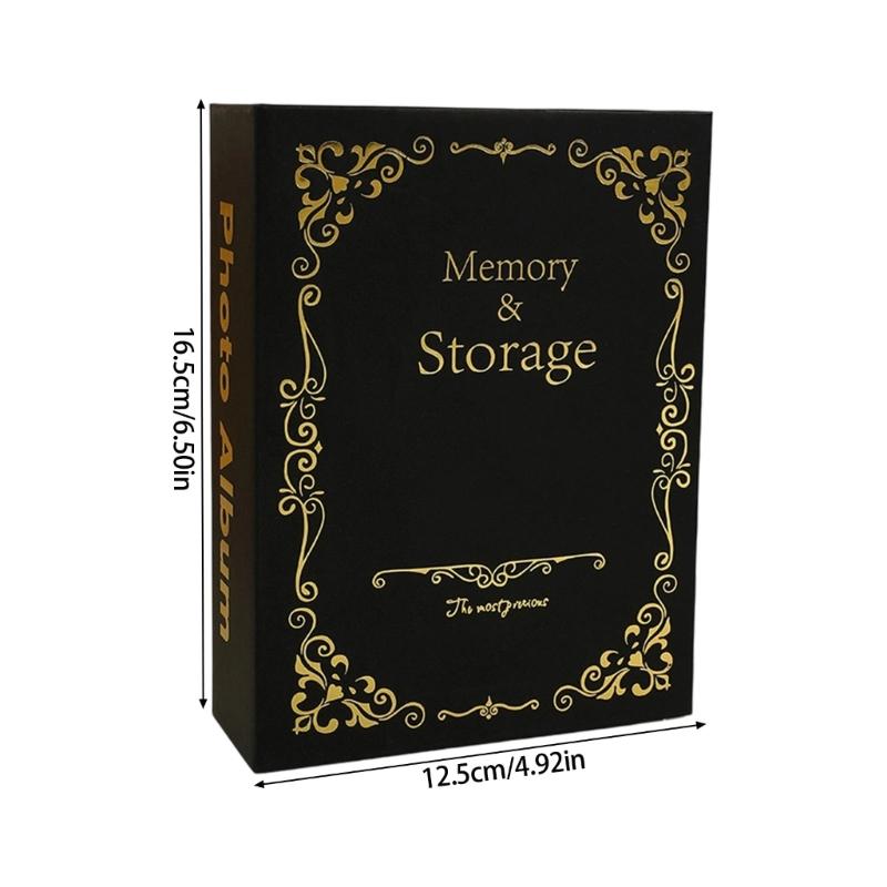 Handcover Mini Photo Book, Photo Album 4x6 100Pockets Large Capacity for Family Wedding Anniversary Baby Vacation
