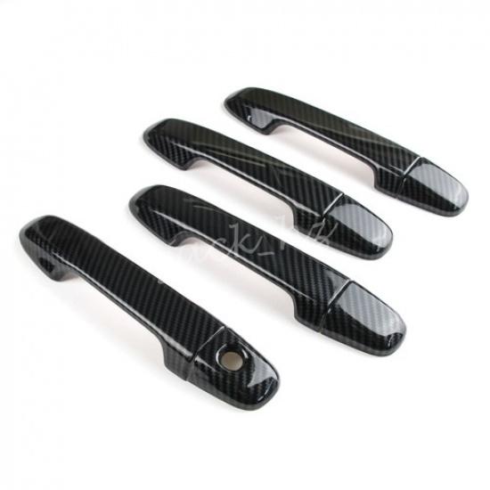 Carbon Fiber Door Handle Cover Trims For Subaru Forester Impreza Crosstrek XV