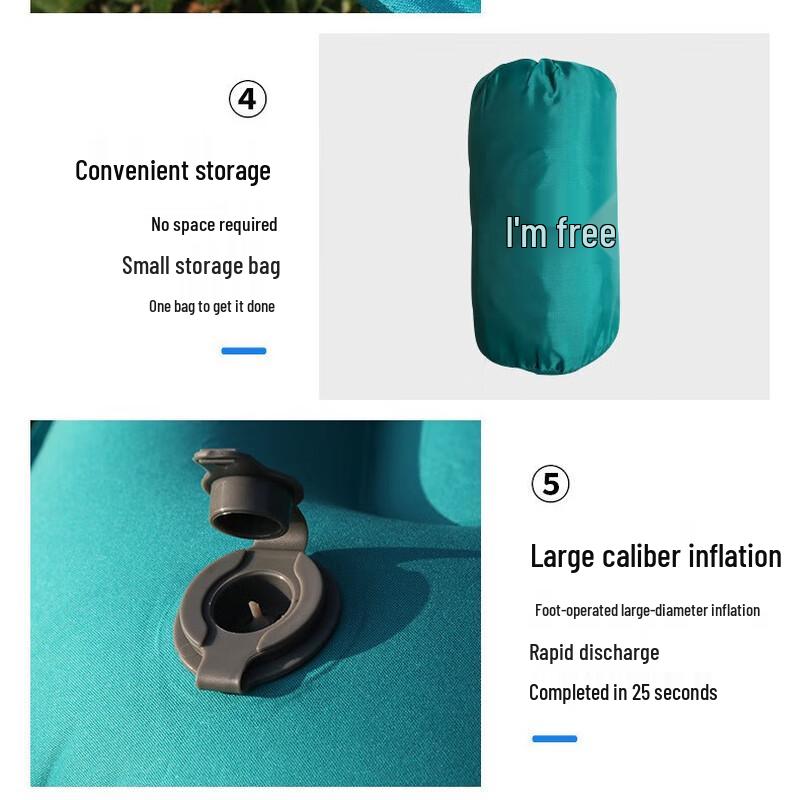 Outdoor Camping Inflatable Sleeping Pad